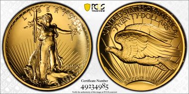 2009 $20 Ultra High Relief MS70PL