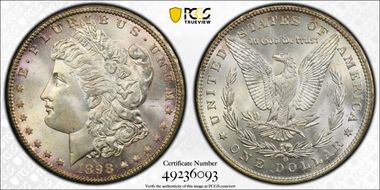 1898-O $1 MS65