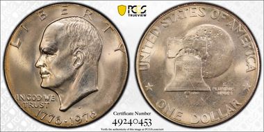 1976-D $1 Type 1 MS67