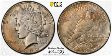 1928 $1 AU50