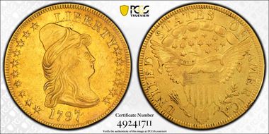 1797 $10 BD-3, Large Eagle N1