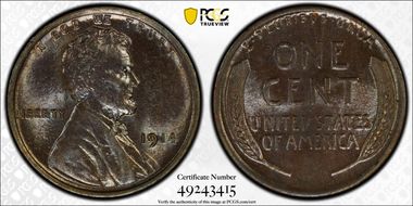 1914 1C MS64BN