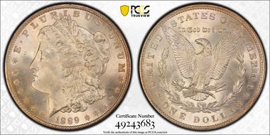 1889 $1 MS66