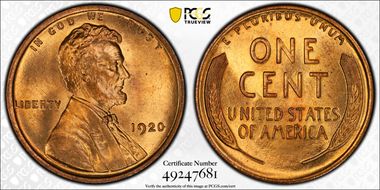 1920 1C MS65RD