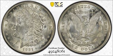 1921-D $1 MS63