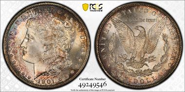 1901-O $1 MS67