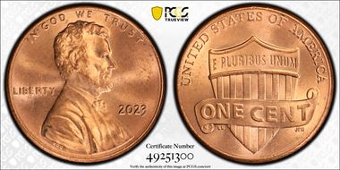 2023 1C Shield, Extra "V" MS64RD