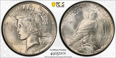 1927 $1 MS65