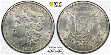 1878-CC $1 MS61