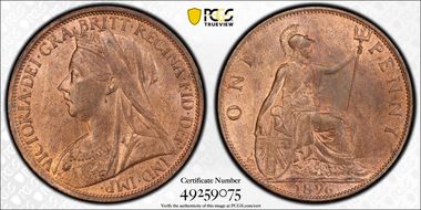 1896 1D S-3961 MS64RB