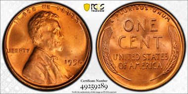 1950 1C MS66+ RD