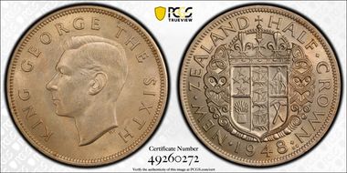 1948 1/2 Cr MS65