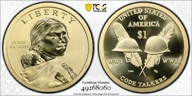 2012-P $1 Star-Spangled Banner PR70DCAM