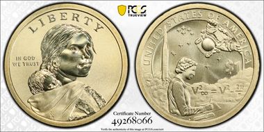 2019-P $1 Native American Enhanced Position B SP69