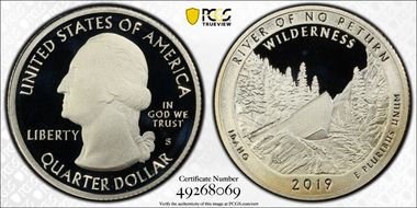 2019-S 25C Frank Church River of No Return NP PR69DCAM