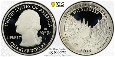 2019-S 25C Frank Church River of No Return NP PR69DCAM