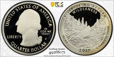 2019-S 25C Frank Church River of No Return NP PR68DCAM