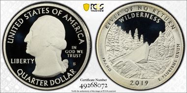 2019-S 25C Frank Church River of No Return NP PR69DCAM