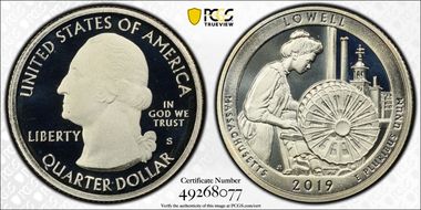 2019-S 25C Lowell NP PR69DCAM
