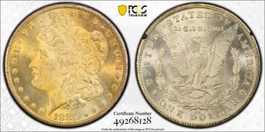 1880-CC $1 VAM 6, 8/7 Low 7 GSA Hoard MS64