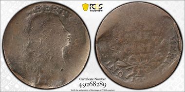 1797 1C Reverse of 1797, Stems N1BN