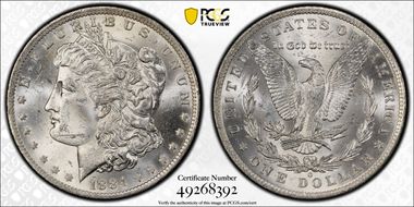 1884-O $1 MS63