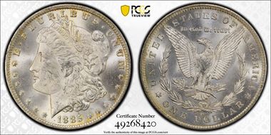 1885-O $1 MS63