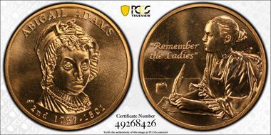 (2007) Medal Abigail Adams MS67RD