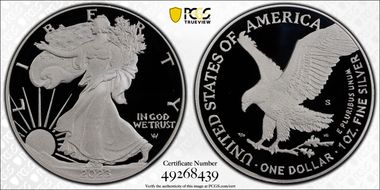 2023-S $1 Silver Eagle PR70DCAM