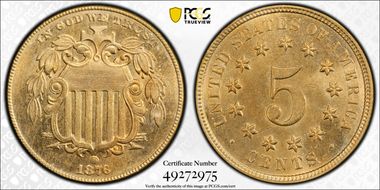 1876 5C MS64
