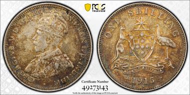 1915-H Shil AU53