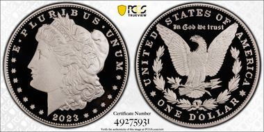 2023-S $1 Morgan Dollar First Strike PR70DCAM