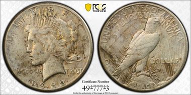 1922-S $1 XF40