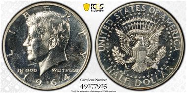 1964 50C Accented Hair PR65