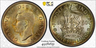 1940 Shil S-4082 English Rev MS64