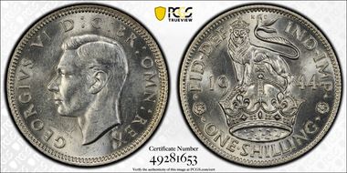 1944 Shil S-4082 English Rev MS63