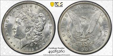 1885-O $1 MS62