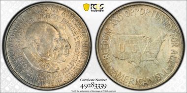 1951 50C Washington-Carver MS64