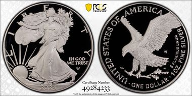 2024-W  $1 Silver Eagle First Strike PR70DCAM
