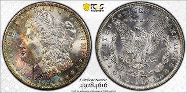1884-O $1 MS64