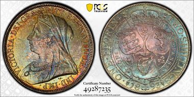 1893 Florin S-3939 MS64