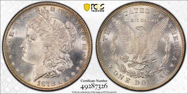 1878 7/8TF $1 Strong MS64