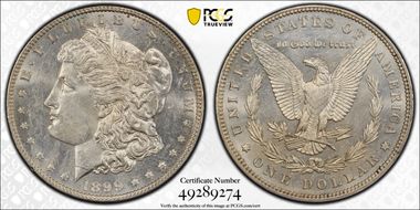 1899 $1 MS62