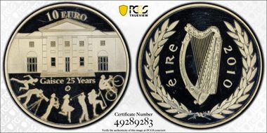 2010 € 10 Gaisce PR65DCAM
