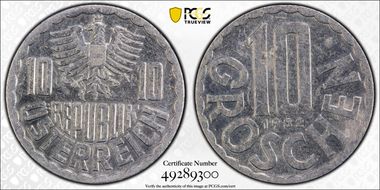 1982 10 Gr MS62