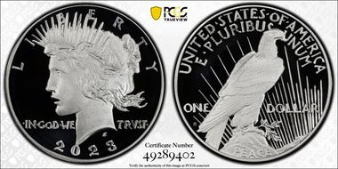 2023-S $1 Peace Dollar PR70DCAM