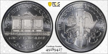 2023 € 1.50 Vienna Philharmonic MS68