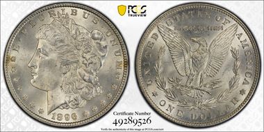 1896 $1 MS64