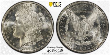 1881-S $1 MS65
