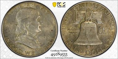 1948-D 50C AU55